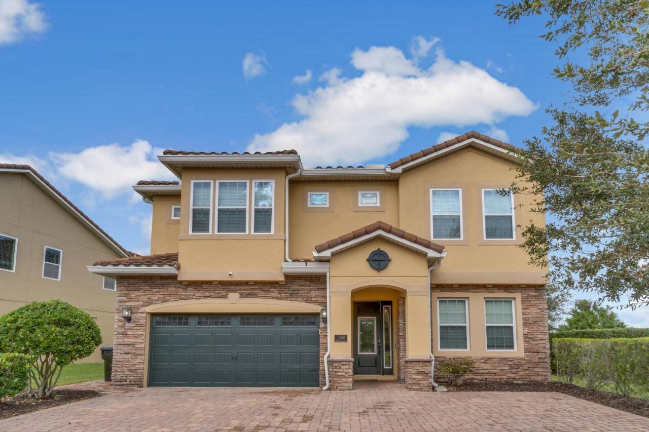 Huge 10 Bdr Family House With Arcades And Free Pool Heat Near Disney Orlando Exterior photo